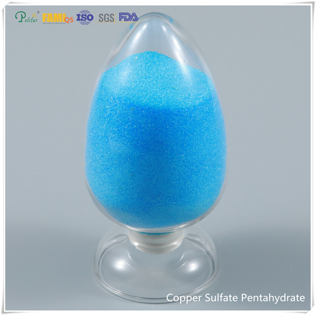 98,5% кристалл пентагидрата сульфата меди для кур