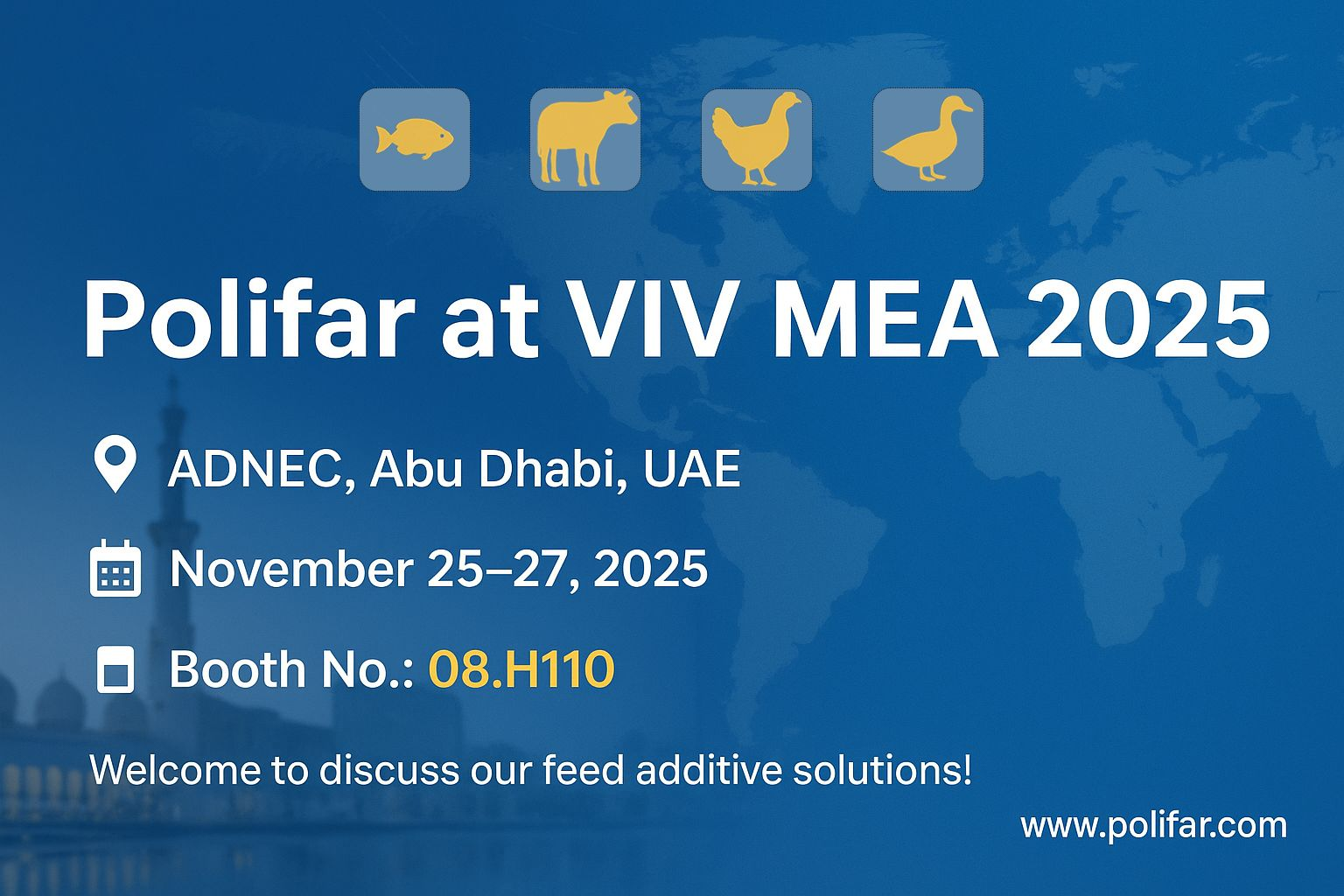 Полифар на выставке VIV MEA 2025